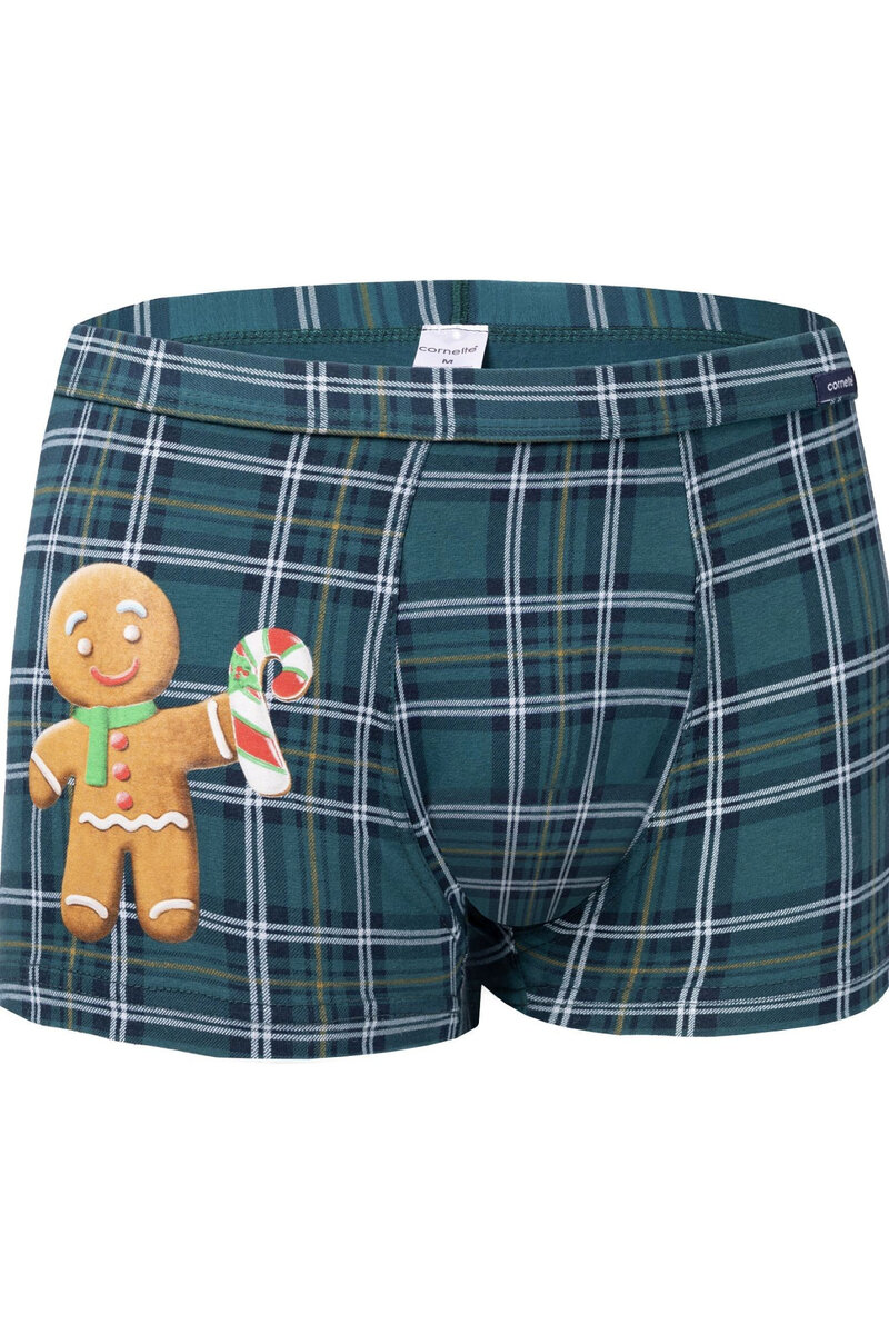 Zelené pohodlné boxerky pro muže Cookie, Zelená XL i41_9999933163_2:zelená_3:XL_