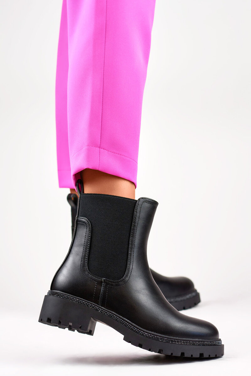 Černé zimní dámské boty Elegance Primo, 40 i240_190046_2:40