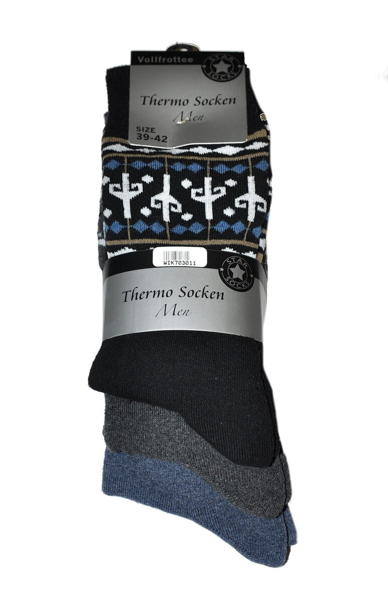 Teplé pánské ponožky Luxoria Comfort Trio, směs barev 39-42 i384_27744952