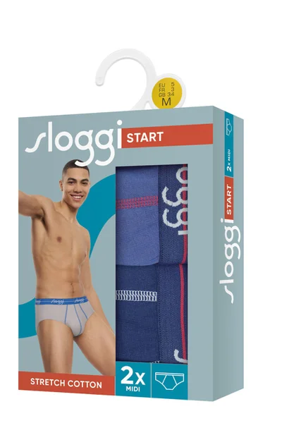 Pánské sloggi men Start Midi C2P box - MULTIPLE COLOURS 2 - Sloggi MULTIPLE COLOURS 2 - Sl