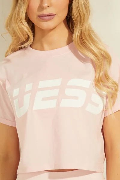 Dámské tričko Q53L6Z - YIO95 růžová - Guess