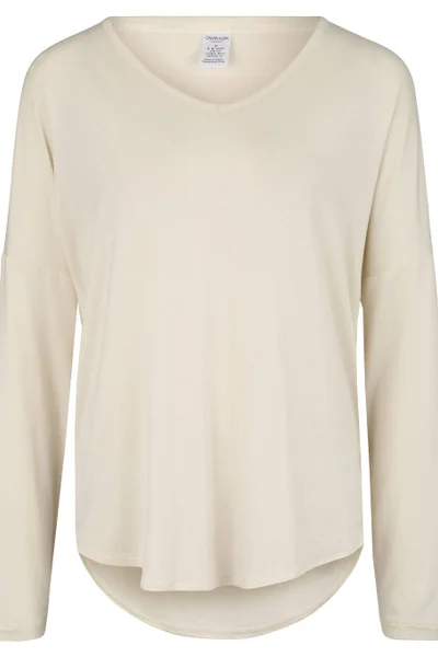 Pyžamo pro ženyvé tričko FCE7 slonovinová - Calvin Klein