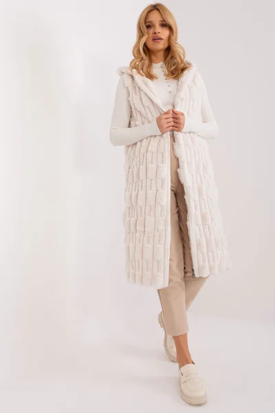Zimní kožešinová dámská vesta AT Elegantní Pohodlí