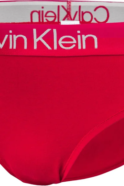 Dámské kalhotky s vysokým pasem Z79 - XMK - Červená - Calvin Klein