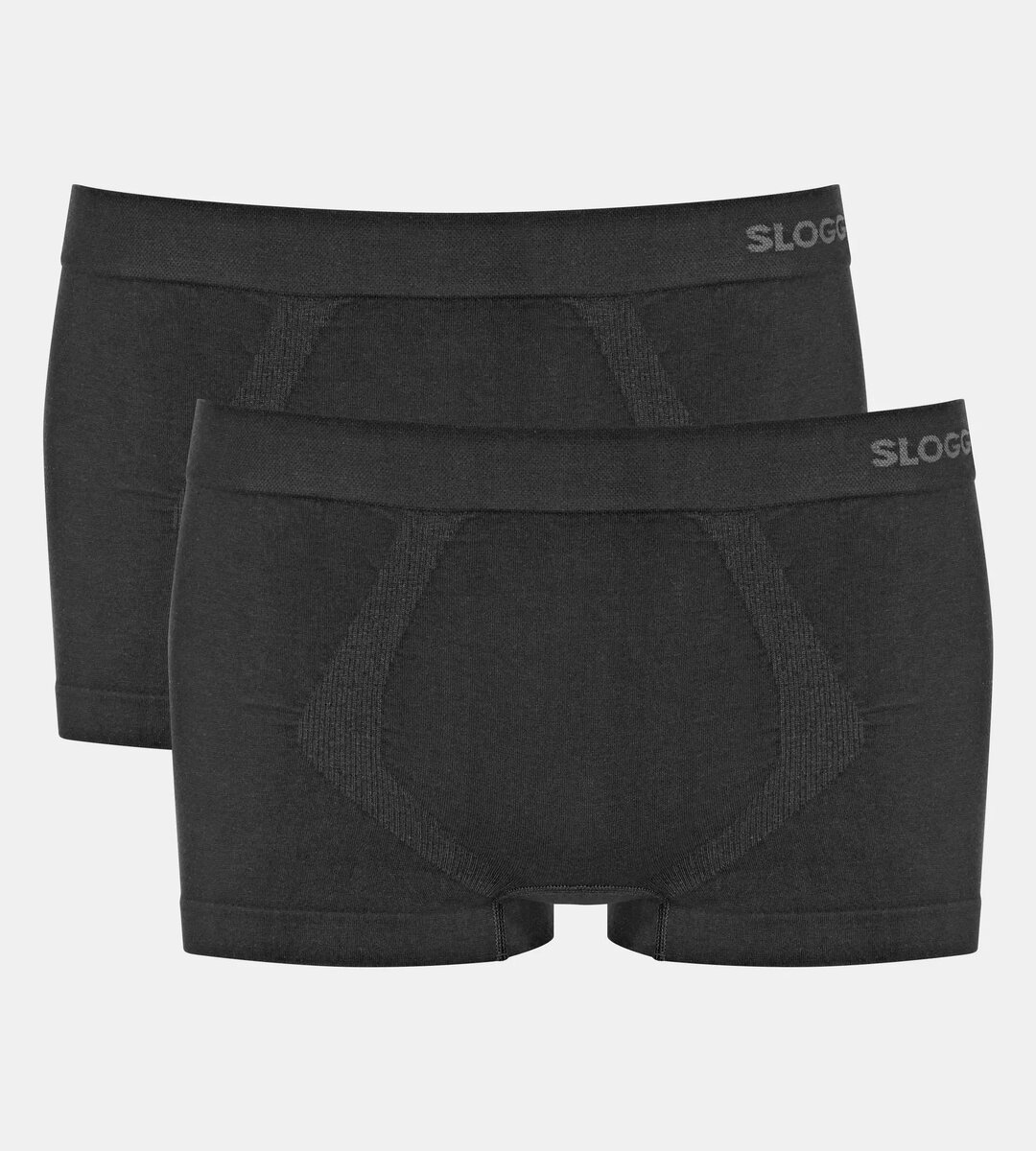 Černé pánské hipster boxerky GO Smooth - Sloggi, BLACK L i343_10219624-0004-L