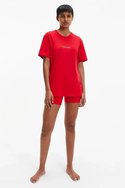 Pyžamo pro ženy - T710 - XMK - Rudá - Calvin Klein
