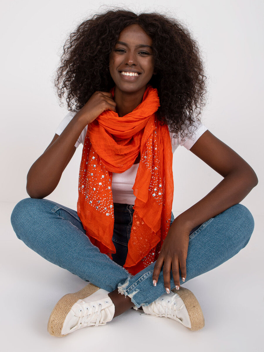 Dámský šátek AT CH 65R tmavě oranžový FPrice, jedna velikost i523_2016103207237