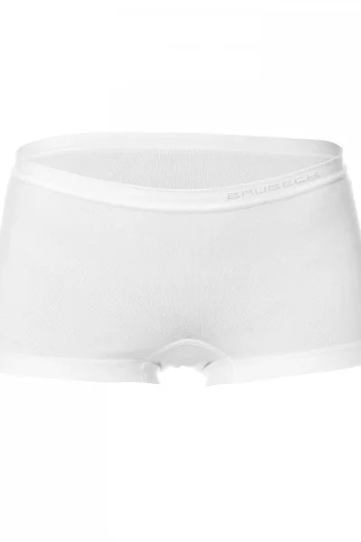 Bezešvé bavlněné dámské boxerky Comfort White