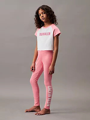 Jarní dívčí pyžamo s legínami - Calvin Klein i652_G80G8006880VT002