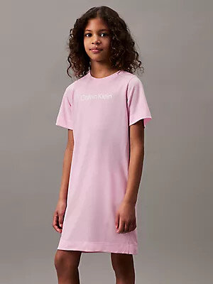 Jarní dívčí noční košile - Calvin Klein, 10-12 i652_G80G800692TOK002