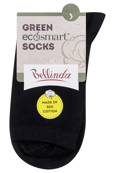 Dámské ponožky z bio bavlny GREEN ECOSMART LADIES SOCKS - BELLINDA - černá