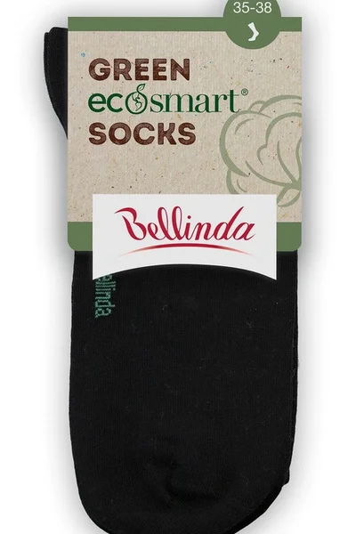 Dámské ponožky z bio bavlny GREEN ECOSMART LADIES SOCKS - BELLINDA - černá