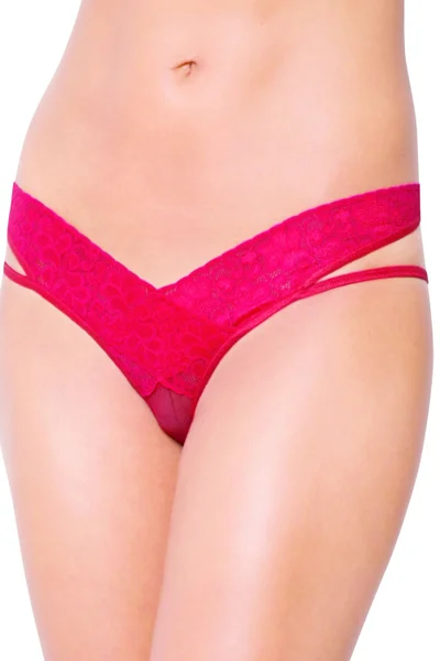 Dámské erotické kalhotky 0B7 red - SOFTLINE COLLECTION