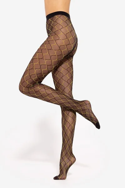 Vzorované dámské punčochové kalhoty Gatta Mosaica