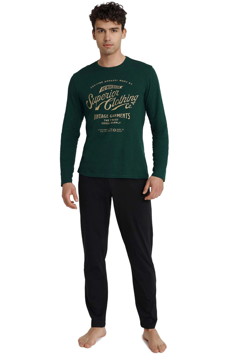 Zelené pyžamo pro muže Henderson Impress, Zelená XL i41_9999932055_2:zelená_3:XL_