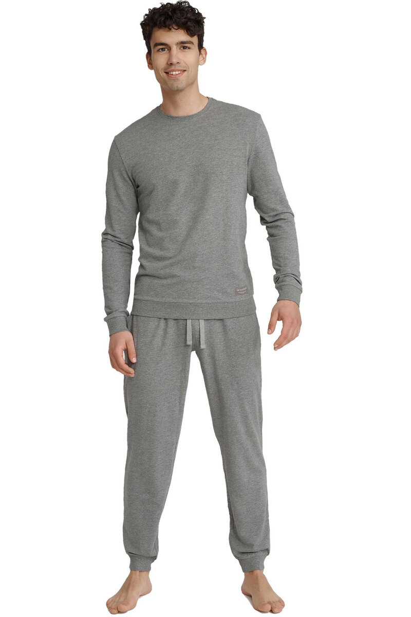 Šedé pyžamo pro muže Universal Comfort - Henderson, šedá L i41_9999932056_2:šedá_3:L_