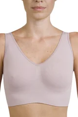 Podprsenka pro ženy bez kostic sportovního typu EASY BRA - BELLINDA - tmavě růžová