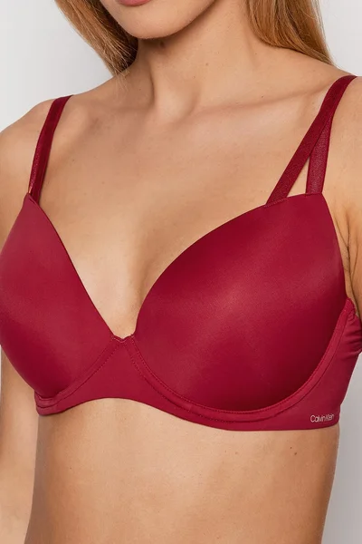 Dámská push up podprsenka - ML45 - WJU - Červená - Calvin Klein