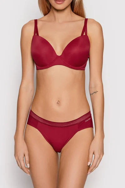 Dámská push up podprsenka - ML45 - WJU - Červená - Calvin Klein