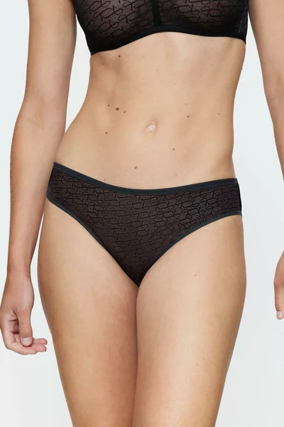 Dámské klasické kalhotky Triumph Signature Sheer - černá