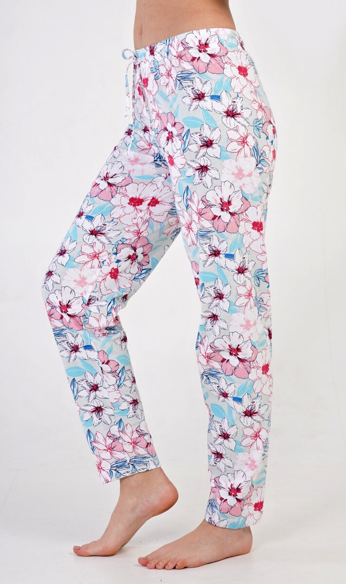 Pyžamo pro ženyvé kalhoty Ellie Vienetta, lososová XL i232_9141_55455957:lososová XL