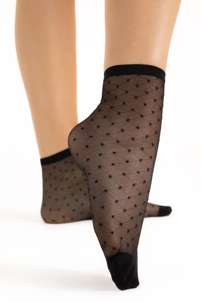Punčochové ponožky Fiore Lara 20 DEN černé