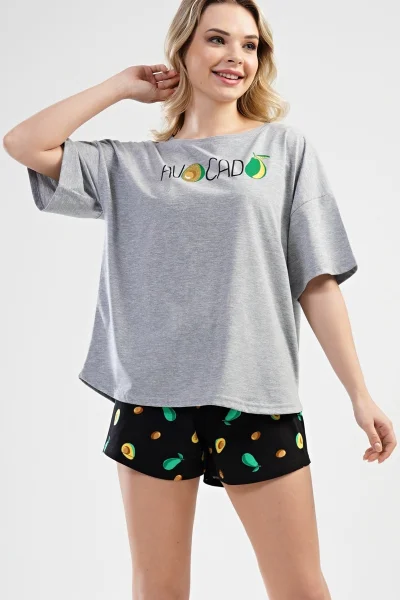 Avokádové pyžamo pro ženy - Krátké šortky Vienetta