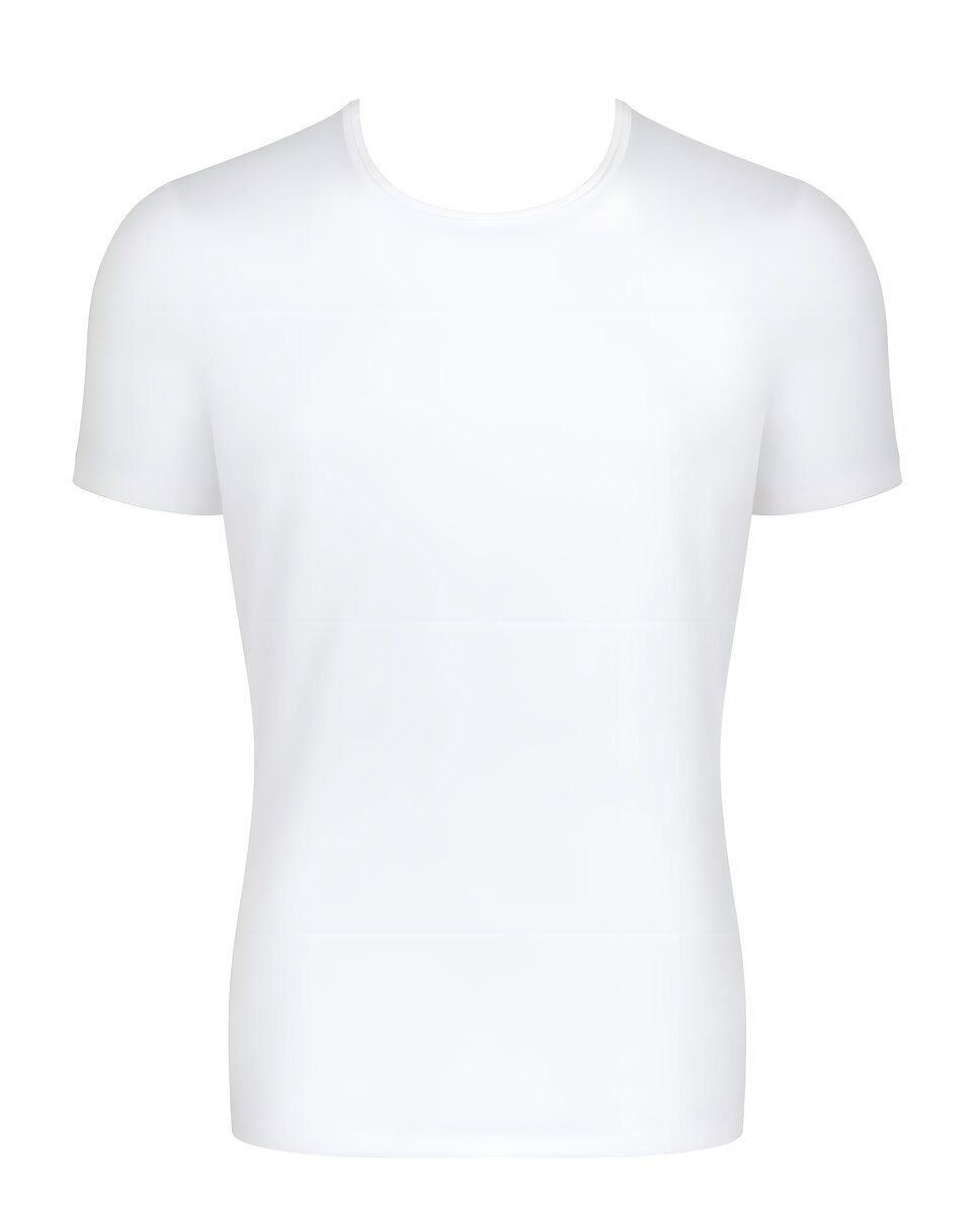 Bio bavlněné tričko sloggi GO s kulatým výstřihem a úzkým střihem - bílé, WHITE S i343_10205190-0003-S