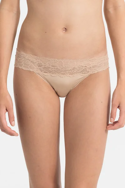 Dámské kalhotky 9V11R tělová - Calvin Klein