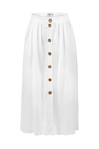 Elegantní midi sukně Naomi Off White - Benedict Harper