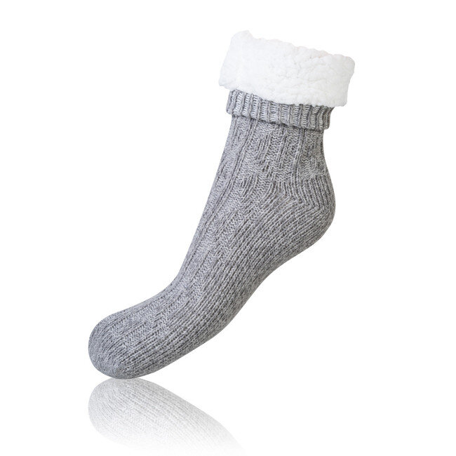 Ultra teplé ponožky HEAT WAVE SOCKS - Bellinda - šedá, 40 - 41 i454_BE491011-029-41