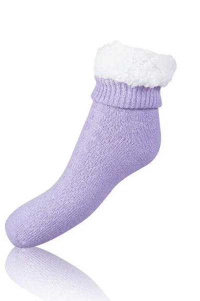 Ultra teplé ponožky - TEPLOVKA - Bellinda - fialová