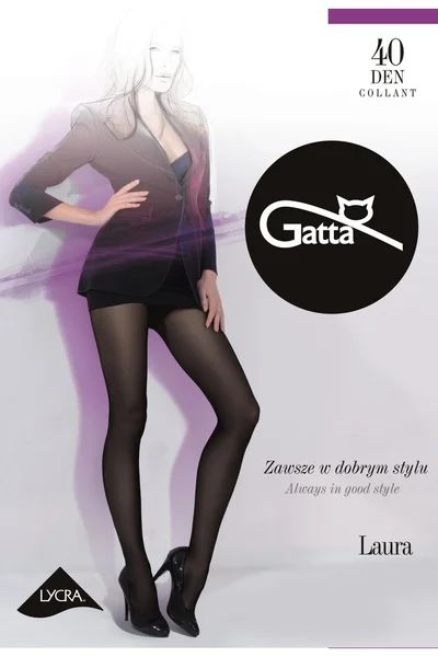 Polomatné dámské punčochové kalhoty LAURA - Lycra, 06A86 DEN Gatta