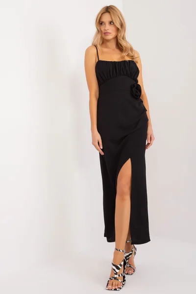 Černé elegantní šaty FPrice pro dámy