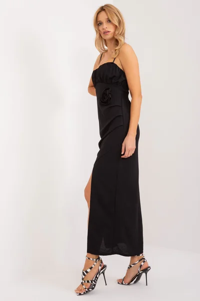 Černé elegantní šaty FPrice pro dámy