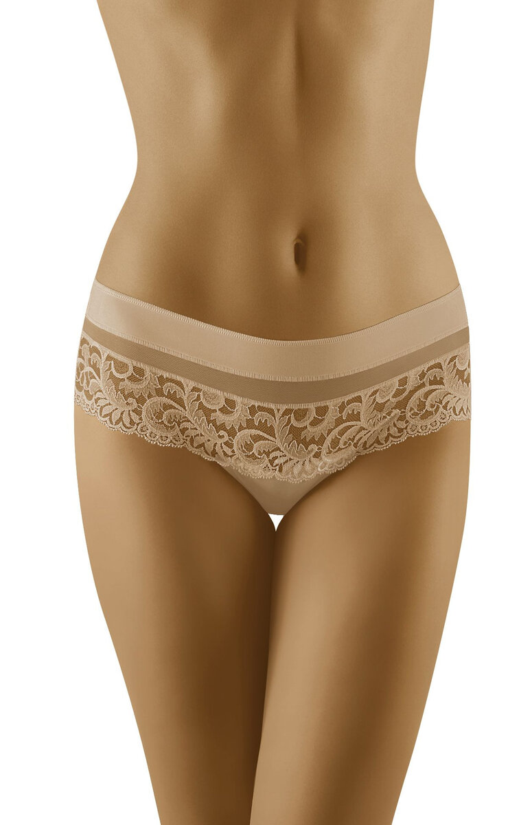 Dámská tanga Cantata Beige - Wol-Bar, L i556_44987_92_35