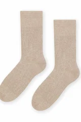 Pánské lněné ponožky s baktericidními vlastnostmi - Beige Linen