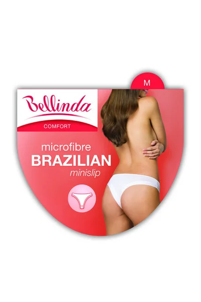 Dámské kalhotky brazilky BRAZILIAN MINISLIP - BELLINDA - bílá