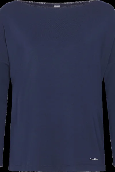 Dámské tričko na spaní 6G3X12 tmavěmodrá - Calvin Klein