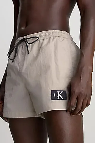 Plavky Calvin Klein - Tkaný spodní díl SHORT DRAWSTRING