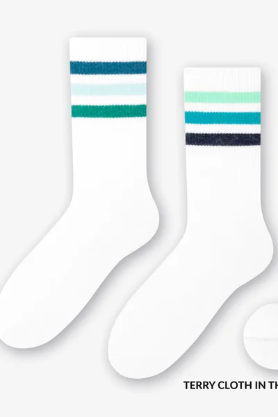 Sportovní Ponožky Bílo-Námořnické - Více More