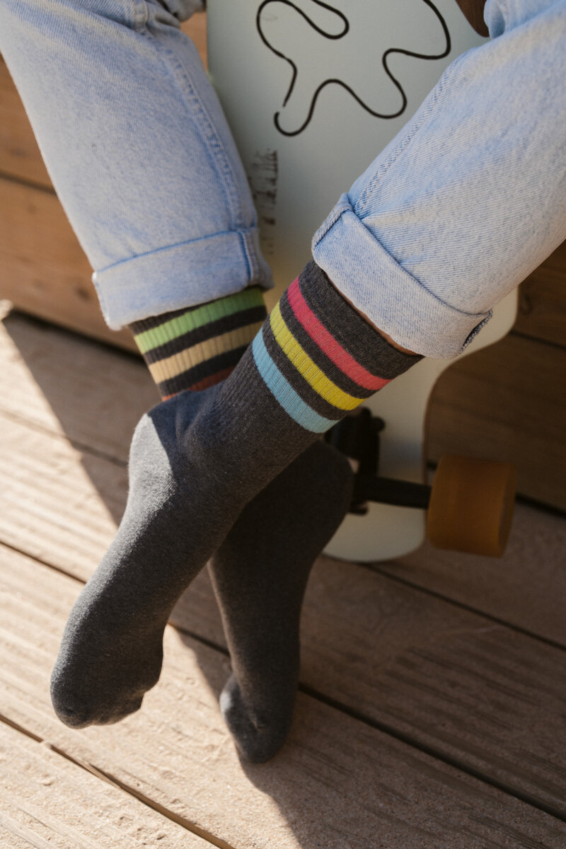 Sportovní Ponožky Melange Grey - More FlexiFit, 35/38 i556_61938_61040_62797