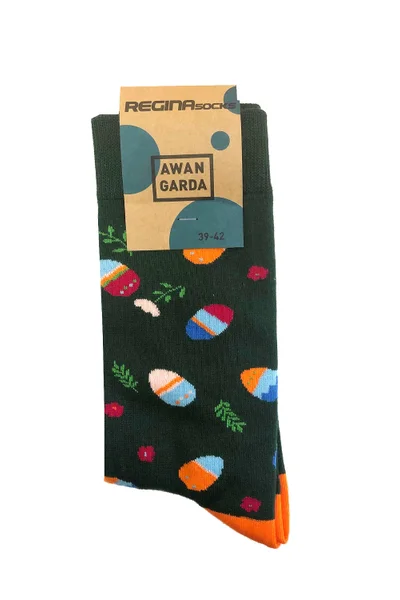 Pánské ponožky Regina Socks R7V15 Avangarda Slepice