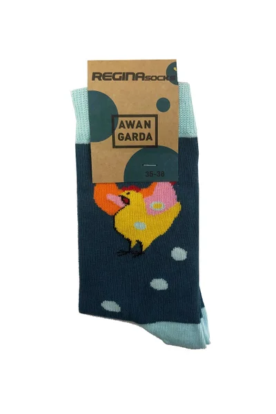 Pánské ponožky Regina Socks R7V15 Avangarda Slepice