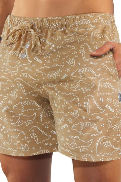 Pánské pyžamo DINOSAUŘI s krátkým rukávem od Sesto Senso