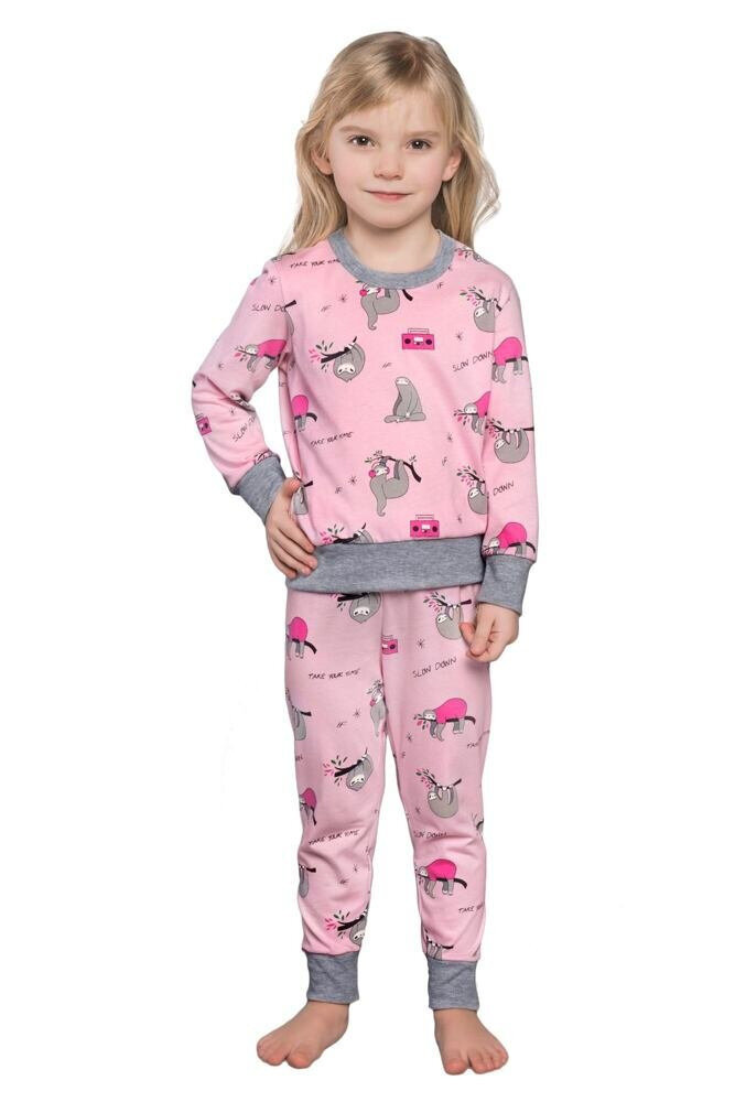 Dívčí pyžamo Orso růžové Italian Fashion, růžová 98/104 i43_70251_2:růžová_3:98/104_