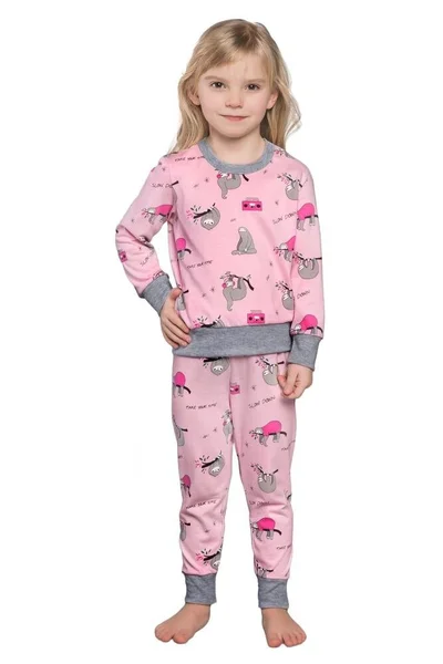 Dívčí pyžamo Orso růžové Italian Fashion