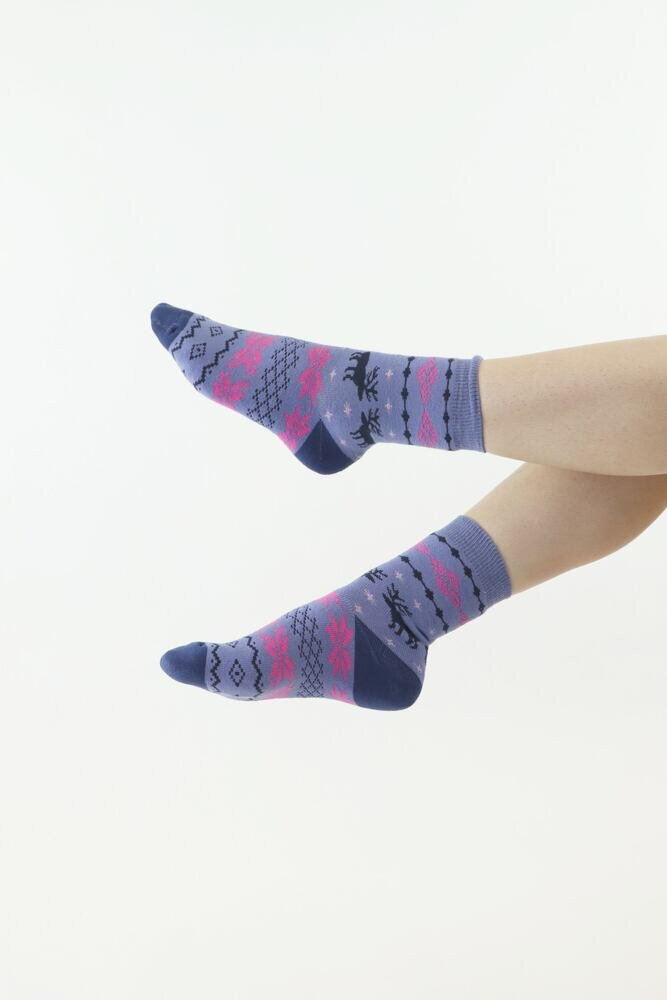Teplé modré ponožky Norweg s thermo vrstvou Moraj, modrá 35/38 i43_77338_2:modrá_3:35/38_