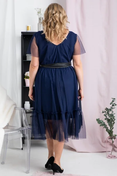 Karko Elegantní Plus Size Šaty Asia