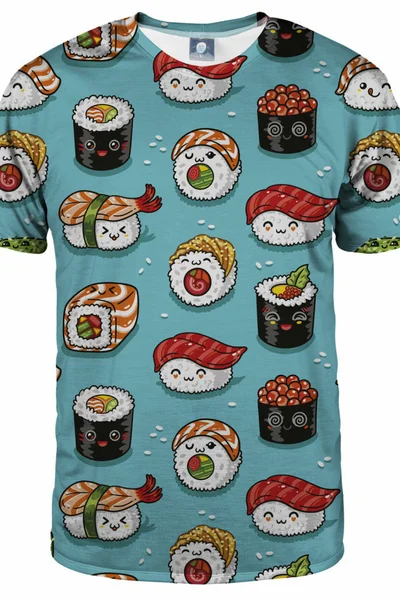 Unisex Tričko Sushi Aloha From Deer Modré